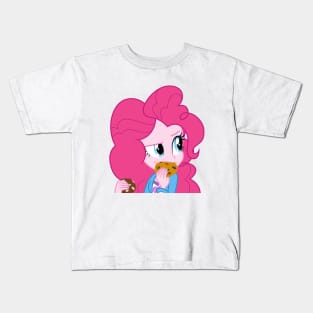 Pinkie Pie eating cookies Kids T-Shirt